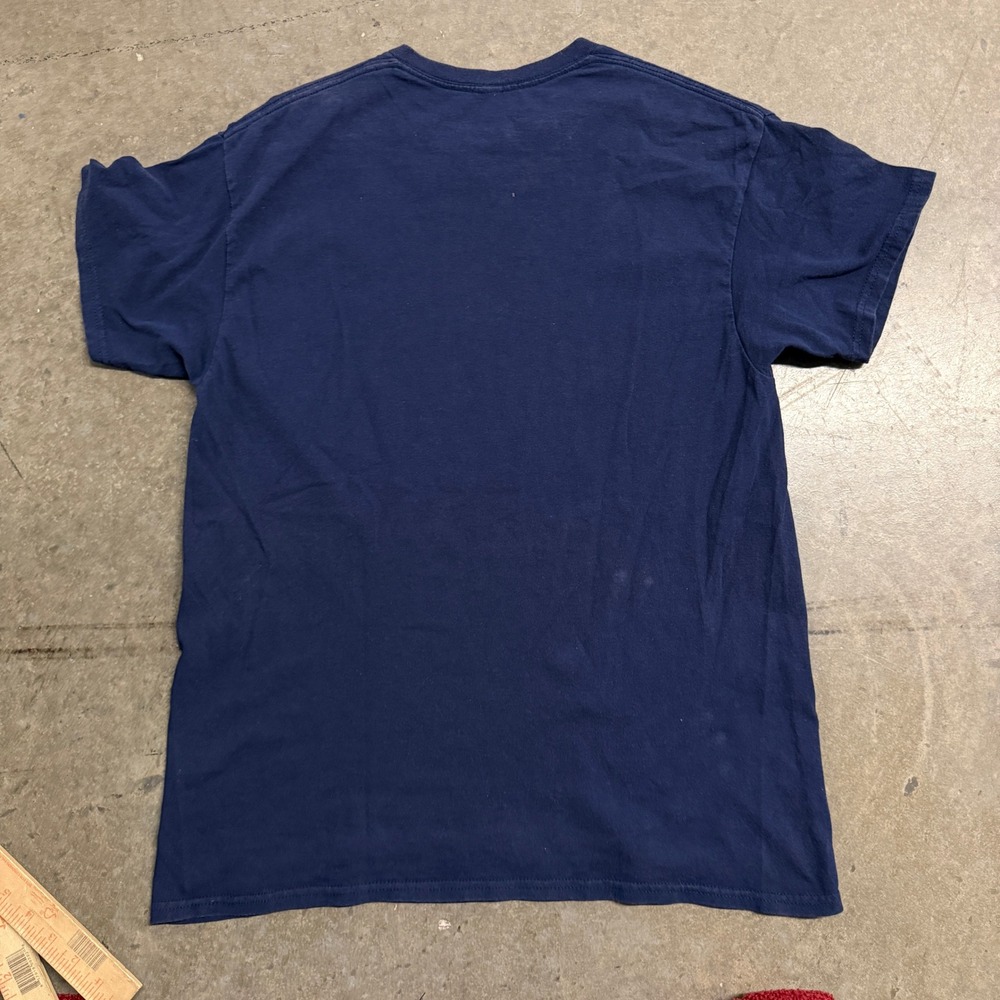 Obey Worldwide Mens Navy Blue Andre the Giant Box Logo Graphic T-Shirt Large - Picture 2 of 5